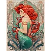 Princess Ariel-11CT Stamped Cross Stitch 50*65cm/19.69*25.59in(Big Size)
