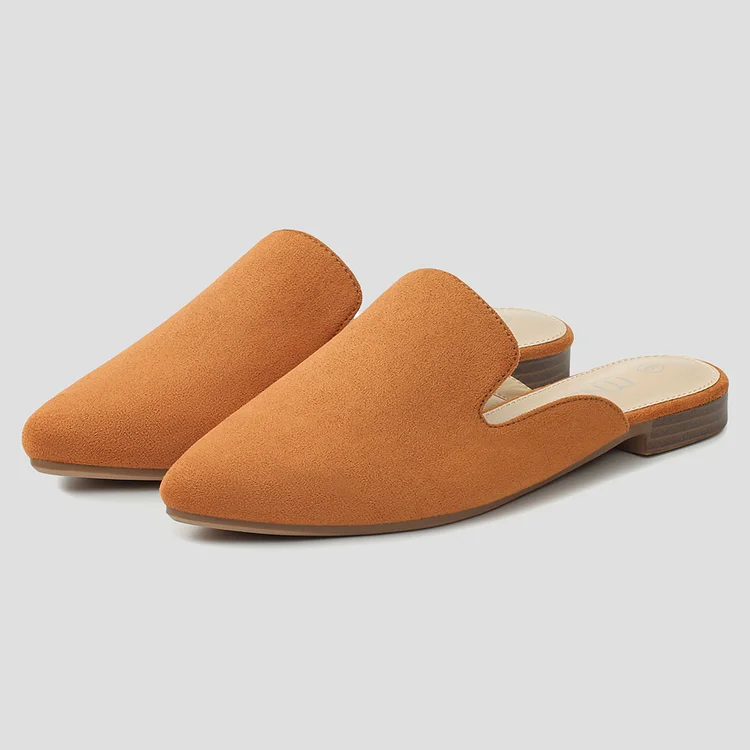 MUSSHOE Women's Slip-On Cross Knot Sandals - Dressy Summer Flat Sandals With Memory Foam - View #13