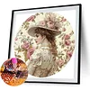 Retro Girl - Diamond Painting - Full Round Drill (Canvas|40*40cm)