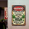 Warning - Vintage Metal Signs(12*16Inch) - Warning