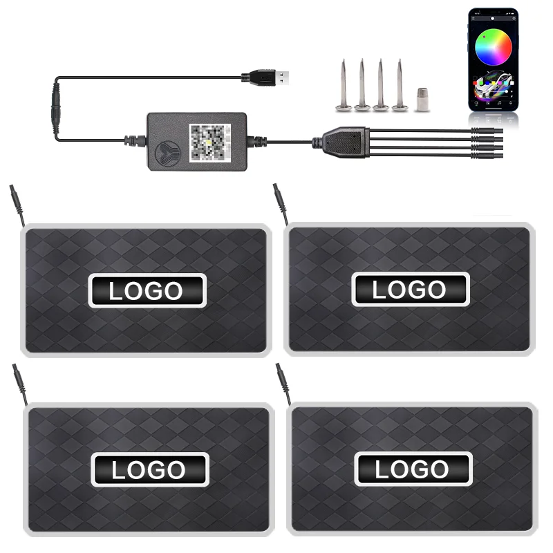 Car Modification LED Colorful Floor Mat