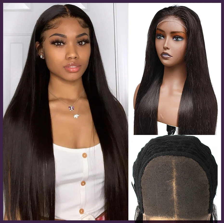 Long Black Straight Wigs Daily Style ELCNEPAL