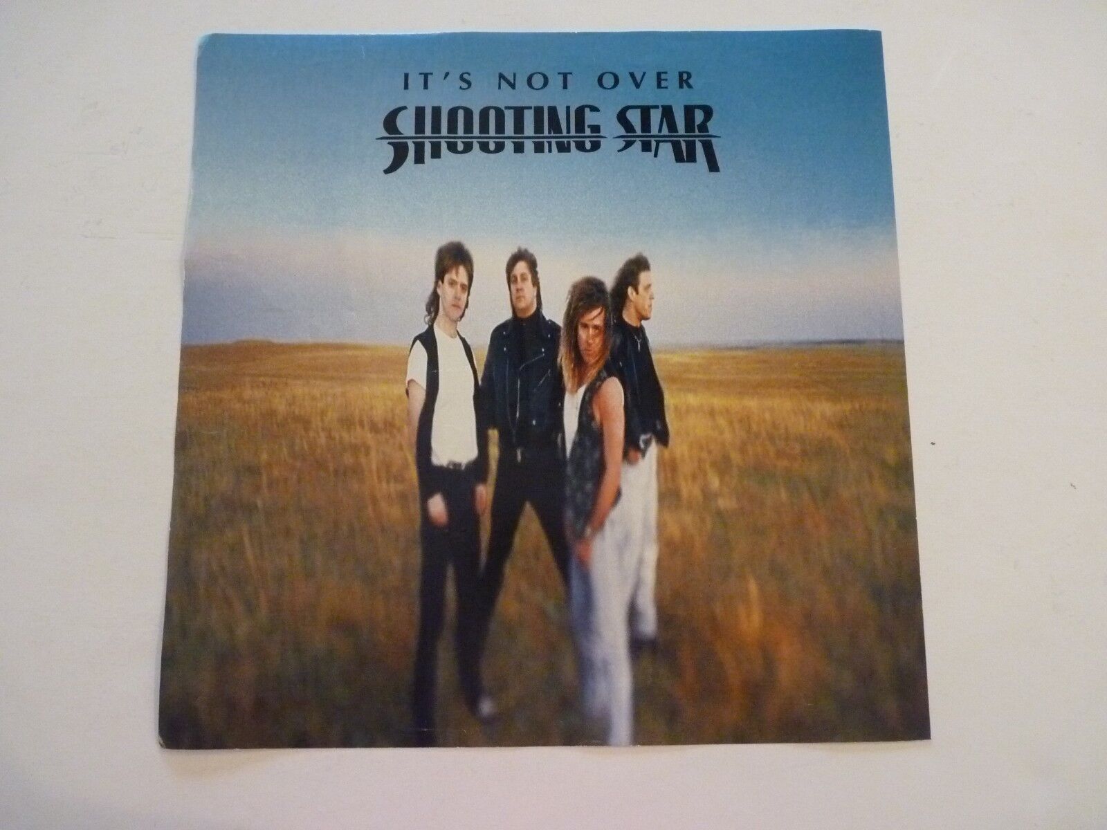 Shooting Star It's Not Over LP Record Photo Poster painting Flat 12X12 Paper Poster