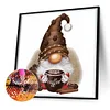 Kaffee Gnome - Rundbohrer Diamant Malerei - 30*30cm
