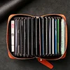 Imported High-quality First-layer Cowhide Anti-theft Brush Anti-degaussing Multi-card Ladies Card Bag Coin Purse