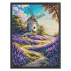 Windmill And Hut-14CT Stamped Cross Stitch Egyptian Cotton 30*40cm/11.81*15.75in tapestrymarket