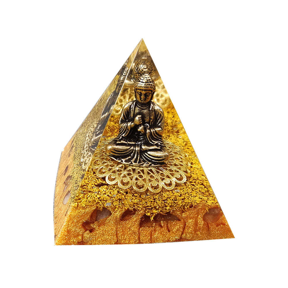 

6cm Natural Orgonite Pyramid Chakra, 501 Original