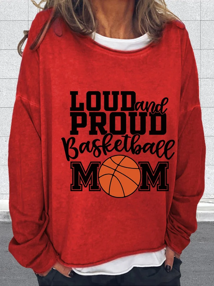 Loud and proud basketball   Sweatshirt-011257-Annaletters