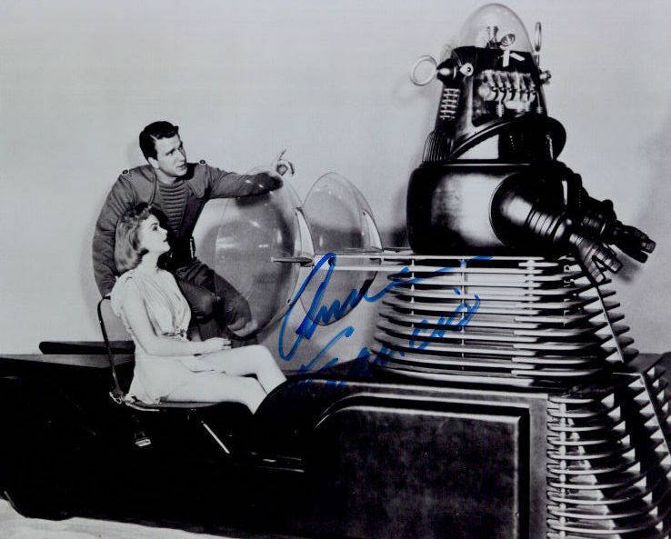 Anne Francis (Forbidden Planet) signed 8x10 Photo Poster painting