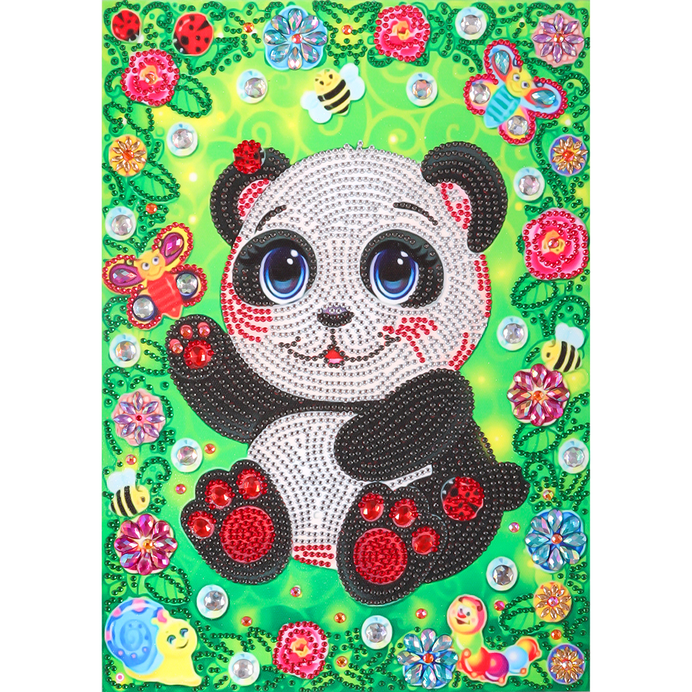 

30*40CM - Special Shaped Diamond Painting - Panda, 501 Original