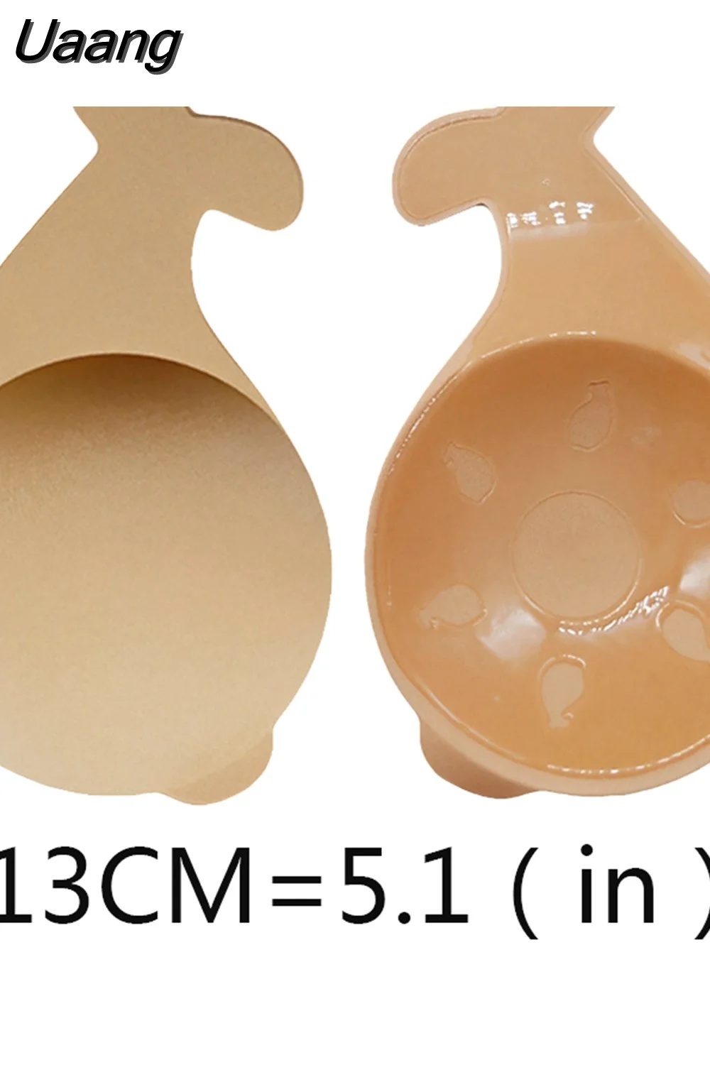 Uaang Adhesive Silicone Bra Pads Reusable Women Fish Tail Bh Sticky Bra Strapless Push Up Invisible Bra Sexy Lingerie Rabbit Bras