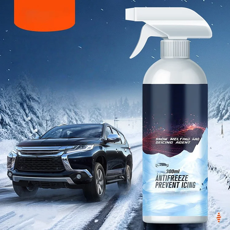 Potente spray antigelo per parabrezza auto