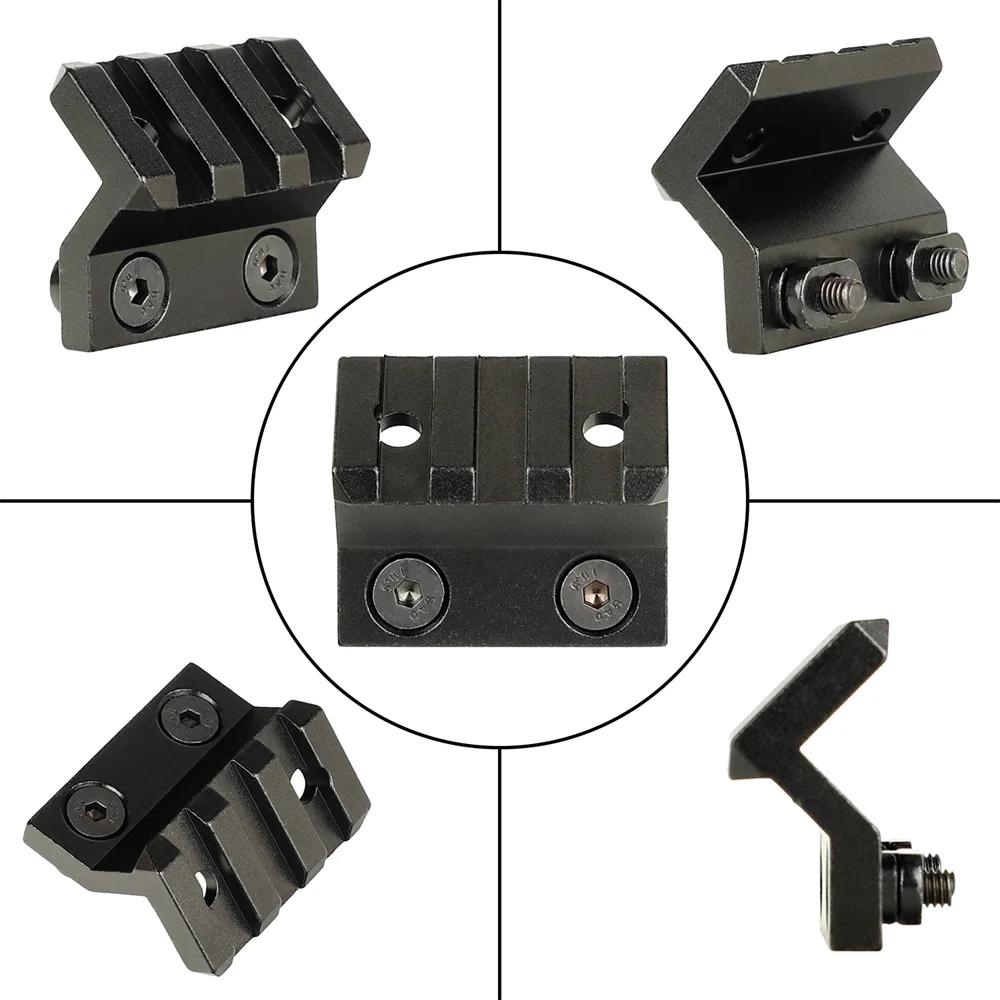 ohhunt M-LOK 45 Degree Offset Picatinny Mount 3 slots 5 slots 
