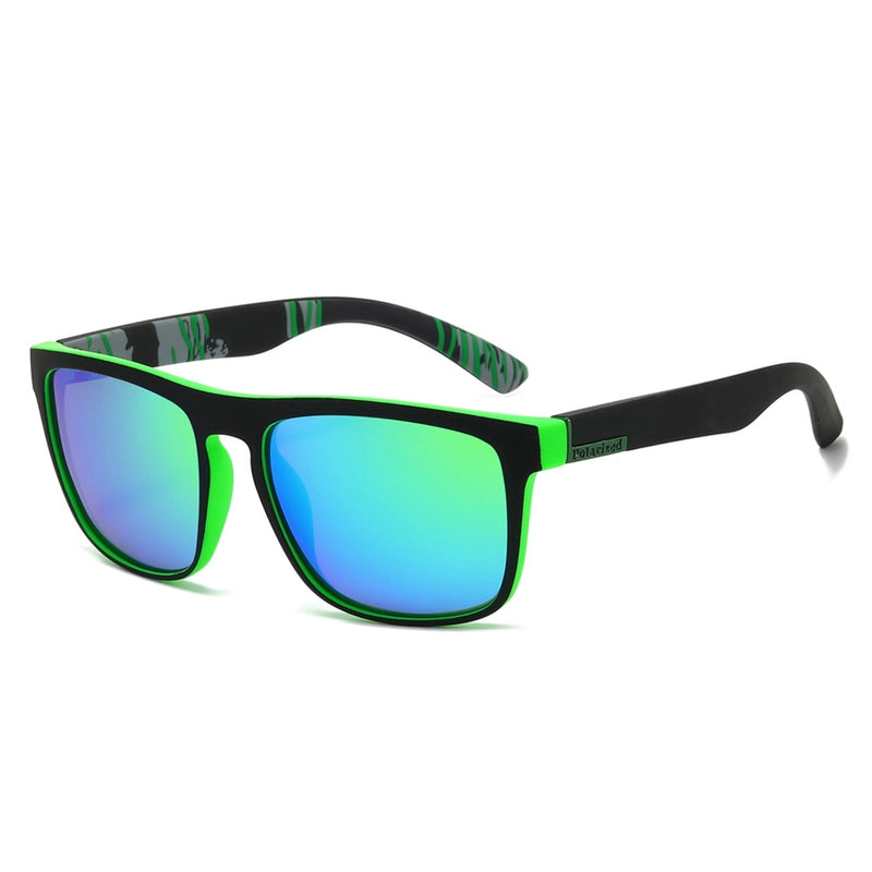Casual Color Block Tac Square Full Frame Men’s Sunglasses