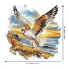 2D Flat Eagle DIY Acrylic Table Top Diamond Painting Ornament Kits for Adults