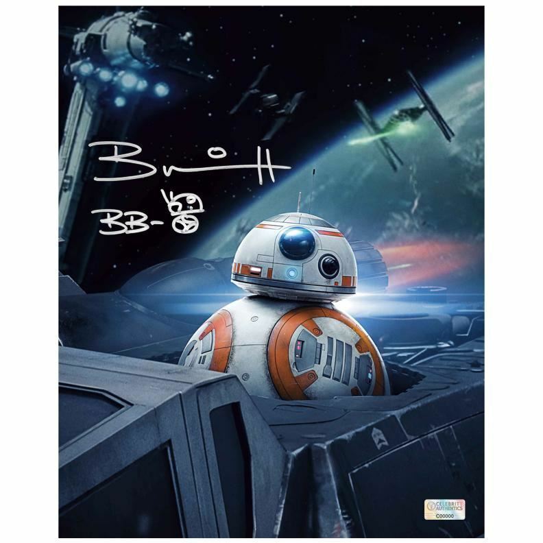 Brian Herring Autographed Star Wars: The Last Jedi BB-8 8x10 Photo Poster painting