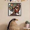 Black Woman - Crystal Rhinestone Diamond Painting