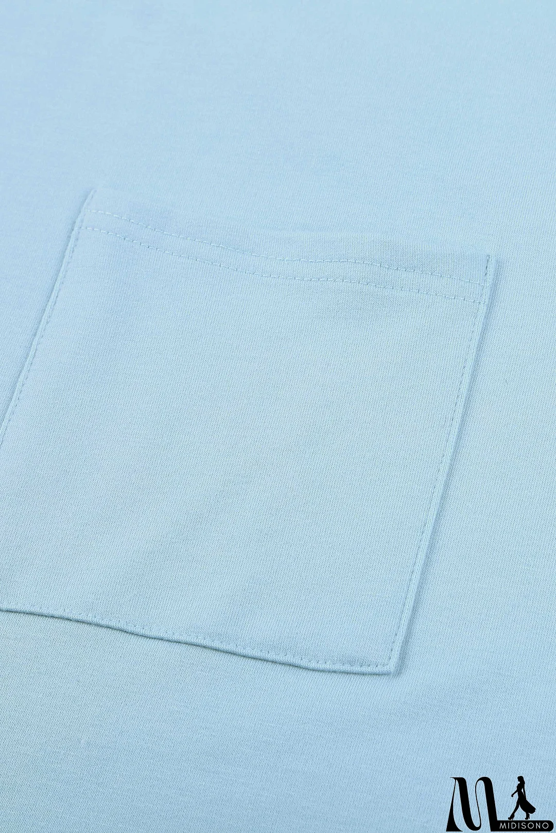 MidiSono - Pocketed Tee with Side Slits