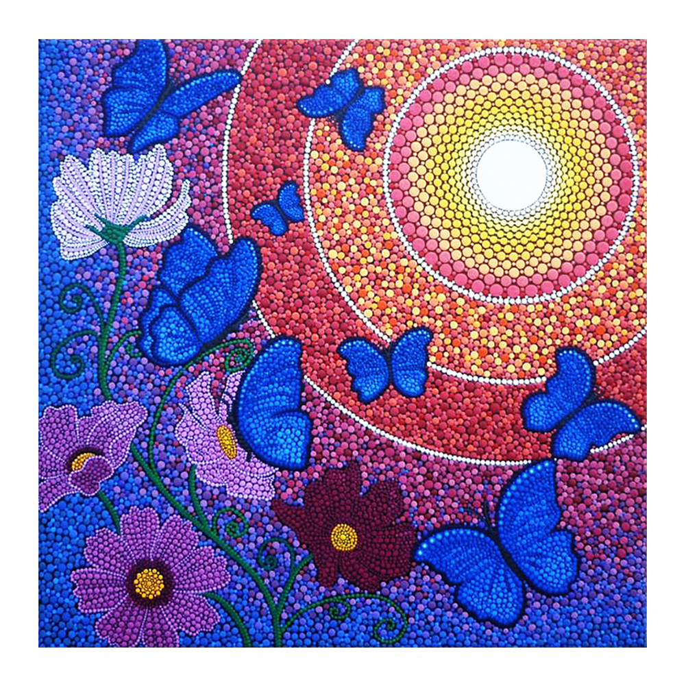 

Butterfly - Crystal Special Shaped Diamond Painting - 30*30CM, 501 Original