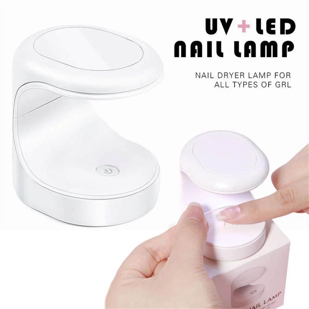 Mini Nail Dryer UV Lamp Manicure Machine Single Finger Nails Art Tool Gel Polish 9 W Nail Dryer LED Nail Lamp Manicure Tools-Nail Inspo