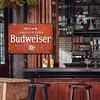 Budweiser - Panneaux en &eacute;tain m&eacute;tallique(20*30cm/30*40cm) - Bi&egrave;re