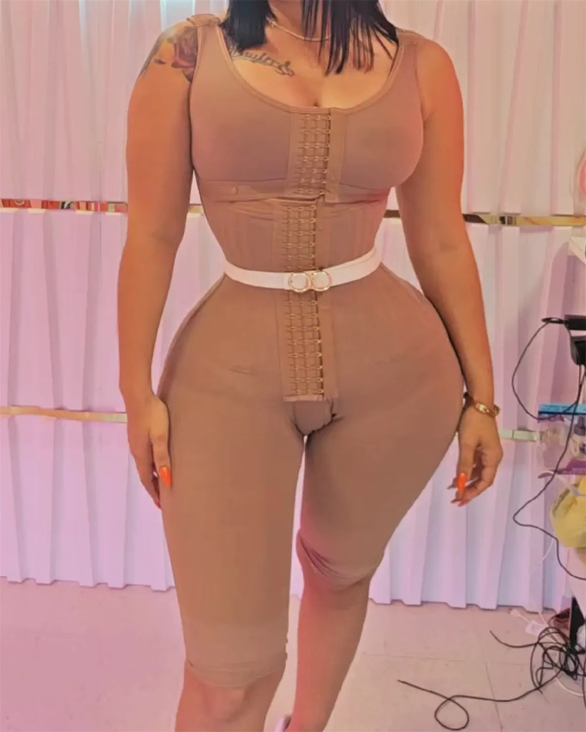 High Compression Full Body Hourglass Tummy Control Shapwear - Stage 3 Faja