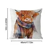 Alpine Yak-Pillow Case-3 Strands 11CT Stamped Cross Stitch-45*45CM