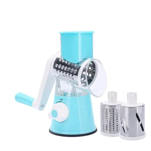 ✨3 in 1 Rotary Cheese Grater Vegetable Slicer