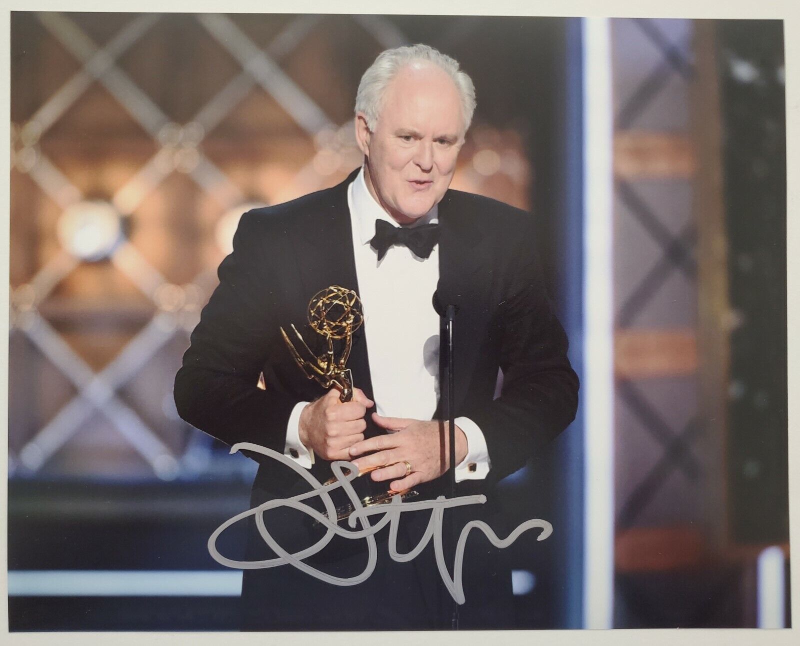 John Lithgow Signed Emmy 8x10 Photo Poster painting Actor 3rd Rock From The Sun Shrek RAD