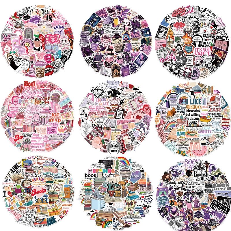 1 Set Cartoon Learning PVC Self-adhesive Cute Stickers