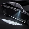 Angel Wings Car LED Projector Light Car Side Mirror, Chassis Modification LED Light Universal Projector Light Car Accessories Suitable for All Car Models