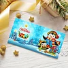 8pcs 5D DIY Partial Special Drills Diamond Painting Xmas Cards Party Gifts