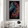 >SALE<5D DIY Full Round Drill Diamond Painting Horse Kit Home Art Decoration (sz4265)