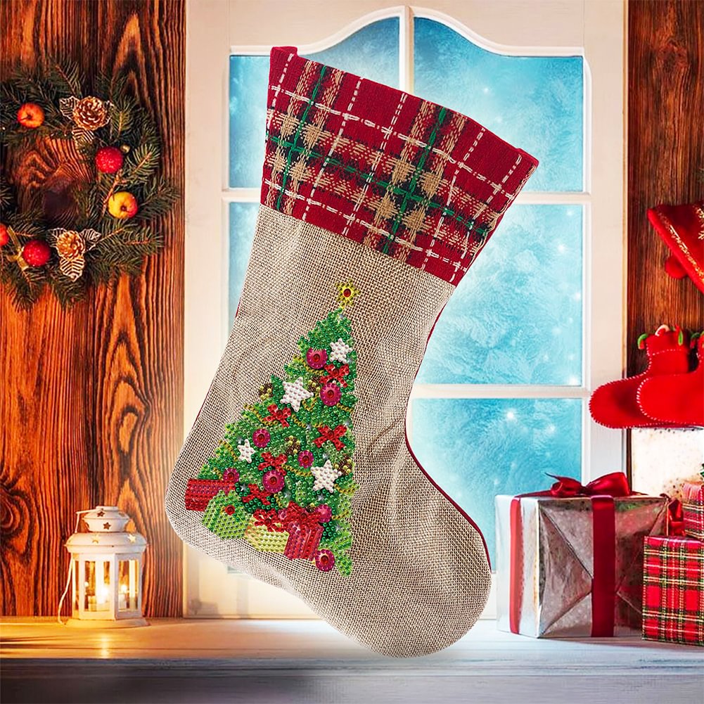 Diamond Painting DIY Christmas Stocking