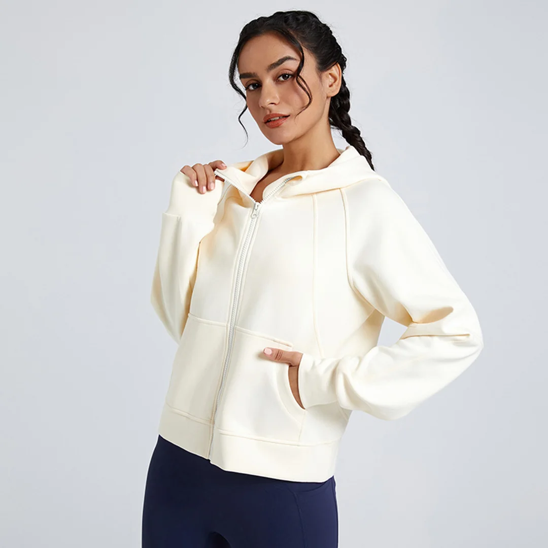Loose-fitting long-sleeved casual sweatshirt