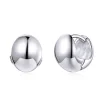 925 Sterling Silver Romantic  Mirror Polishing Earrings 