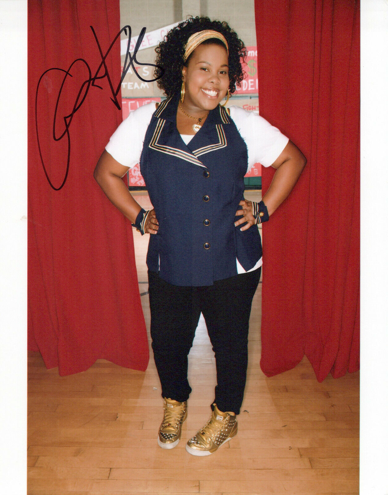 Amber Riley Glee autographed Photo Poster painting signed 8X10 #11 Mercedes Jones