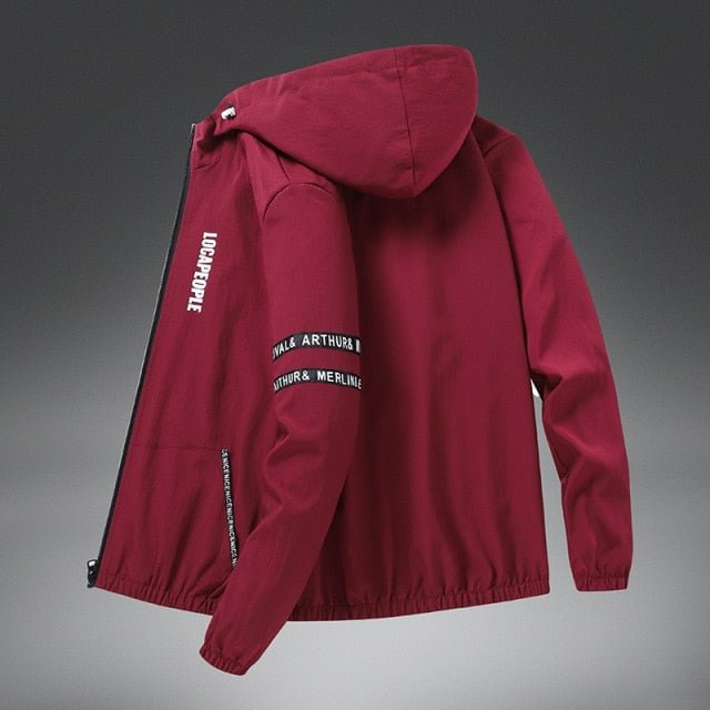 High Street Patchwork Jacket for Men