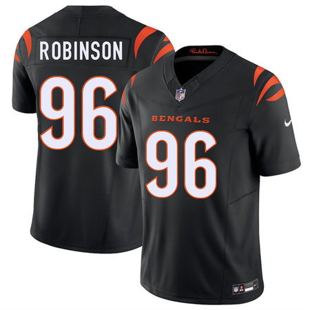 Youth Cincinnati Bengals #96 Landon Robinson Black 2026 NFL Draft Vapor F.U.S.E. Limited Jersey