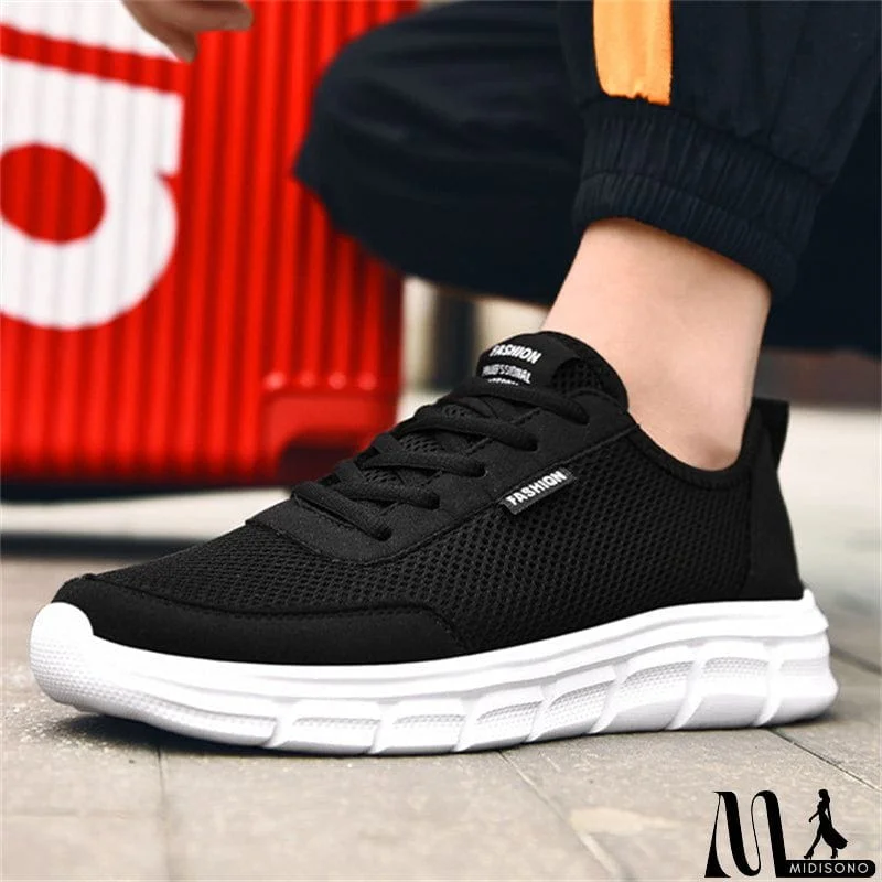 MidiSono - Large Size Cozy Modern Running Sports Sneaker for Men