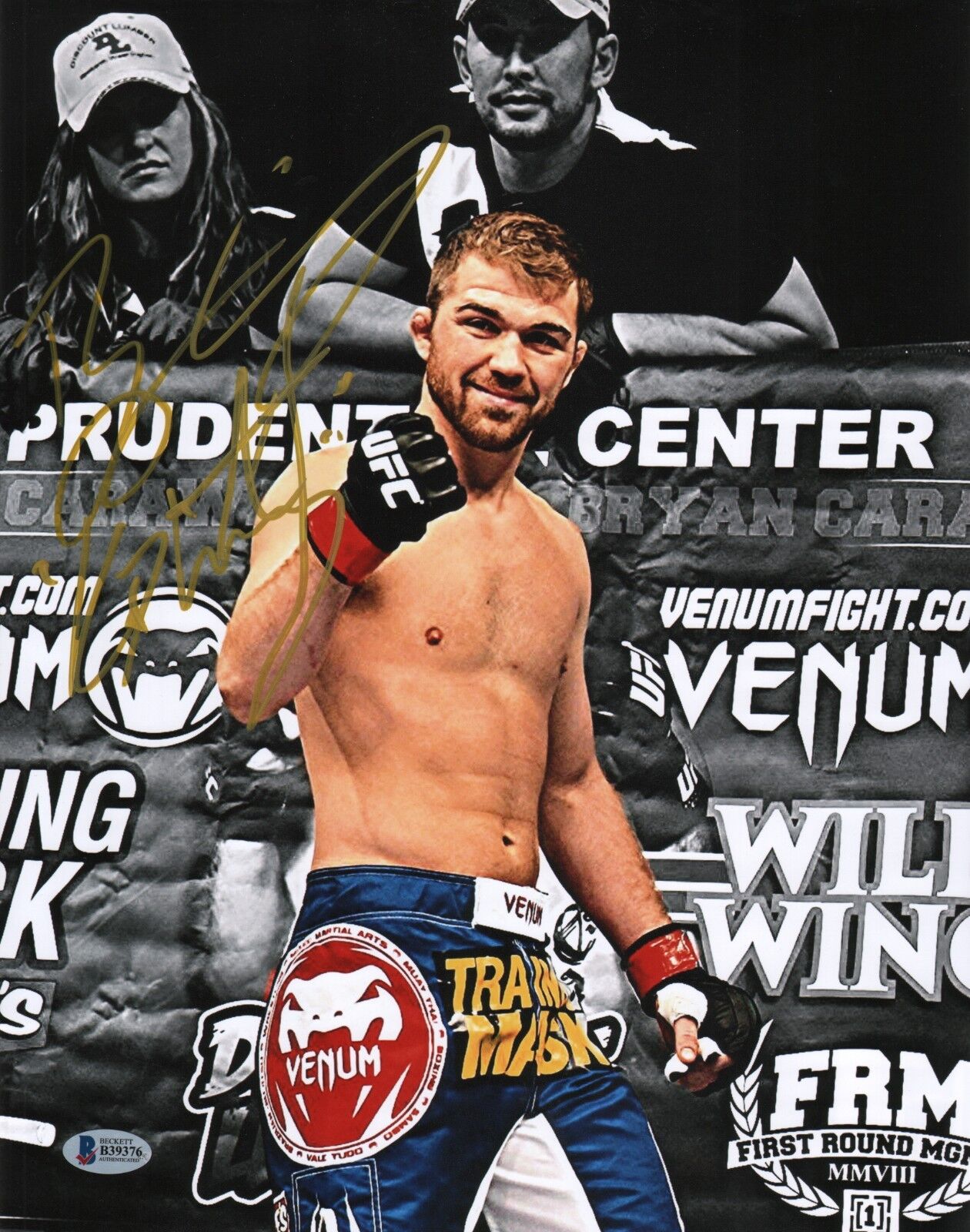 Bryan Caraway Signed 11x14 Photo Poster painting BAS Beckett COA UFC 159 Fight Picture Autograph