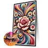 (40*70cm)Flower - Full Round Drill Diamond Painting