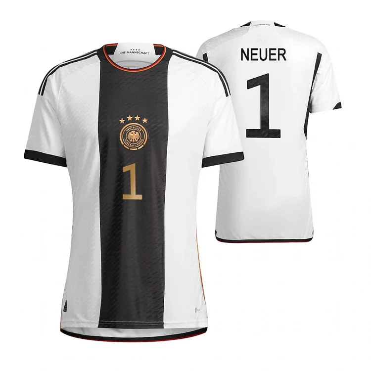 Deutschland Manuel Neuer 1 Home Tirkot WM 2022