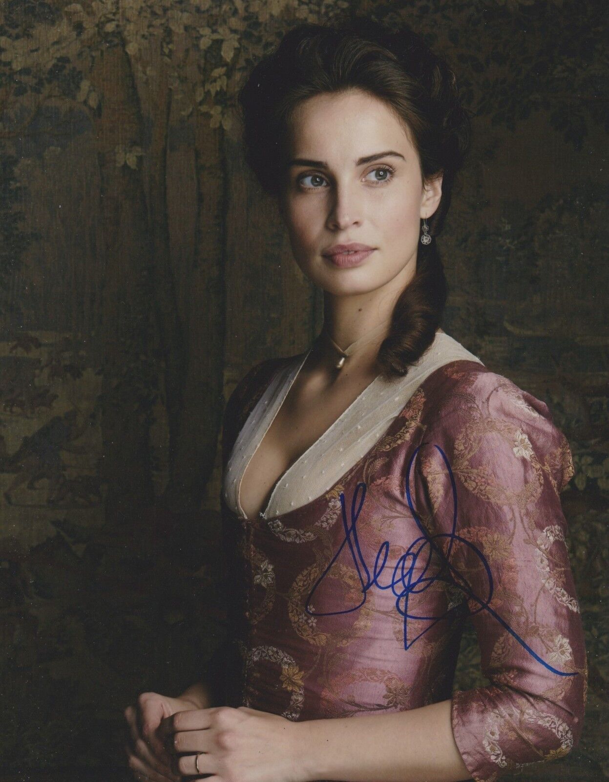 Heida Reed Signed Poldark 10x8 Photo Poster painting AFTAL