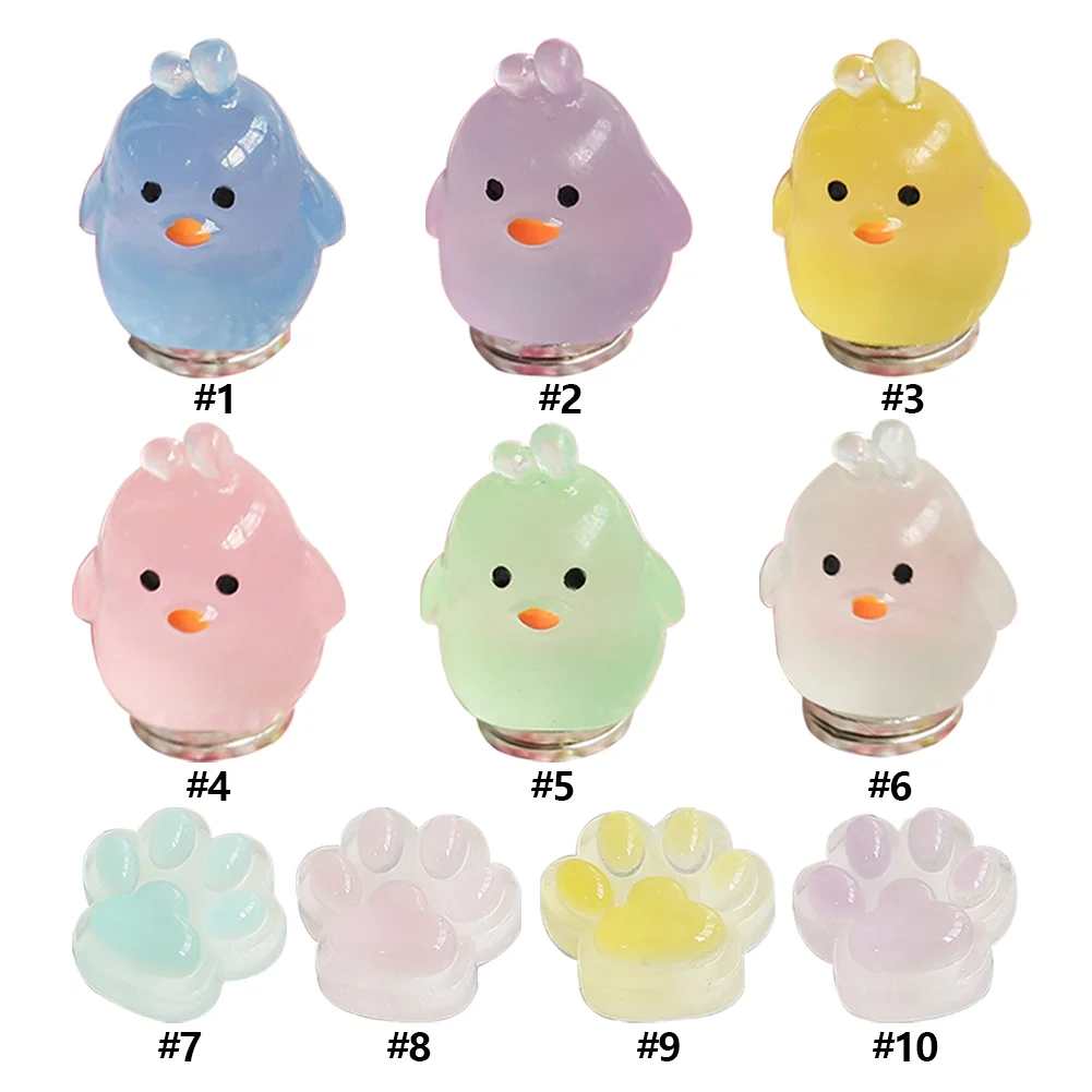 Luminous Chicken Glow In The Dark Cat Claw Cartoon Chicken for Diamond Painting