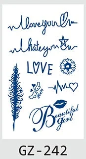 Temporary Tattoo Sticker Cute Tooth Fairy Butterfly Angel Juice Ink Lasting Waterproof Girl Chest Face Neck Realistic Fake Tatoo