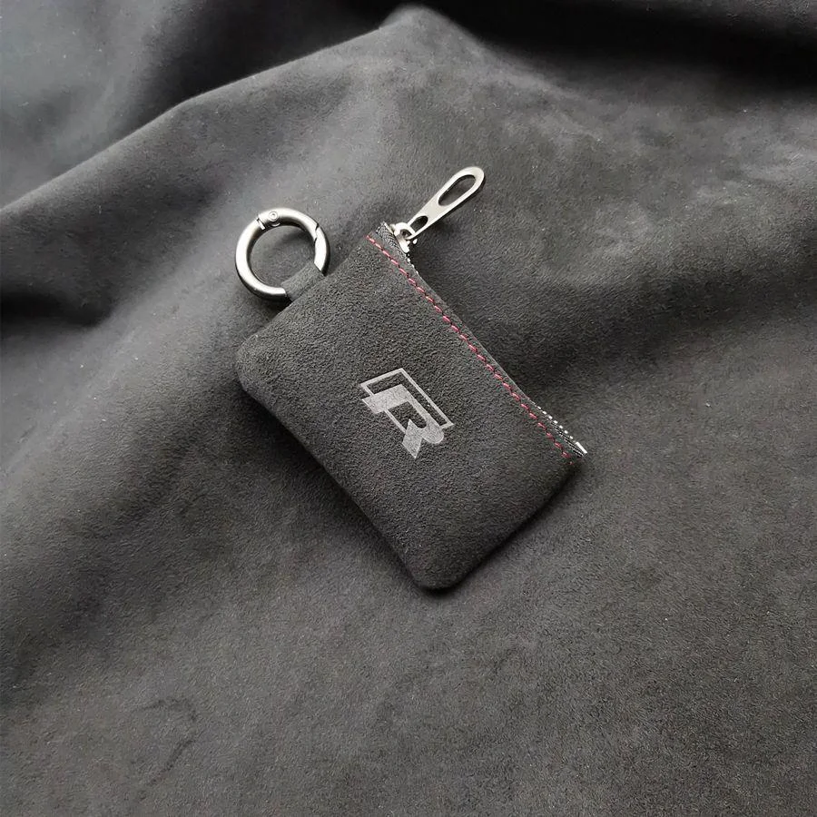 Car key high-end suede key bag