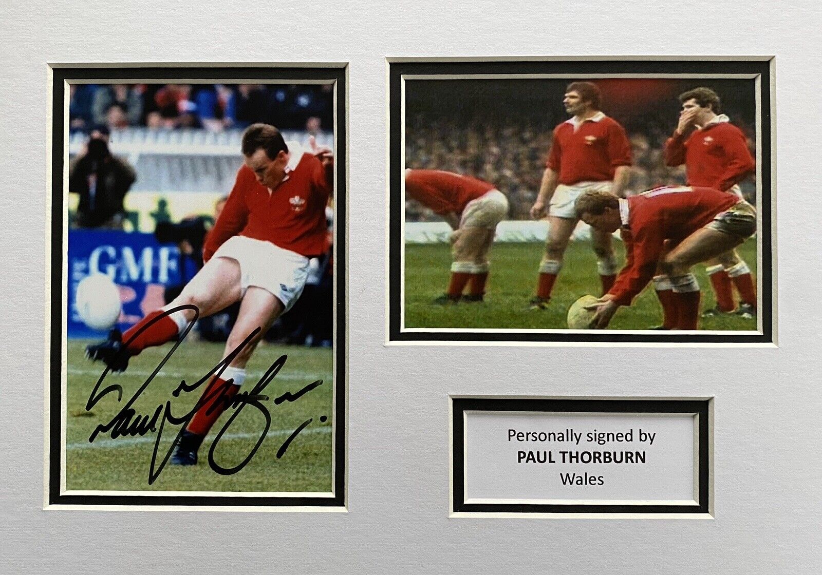 Paul Thorburn Genuine Signed Photo Poster painting In A4 Wales Mount Display