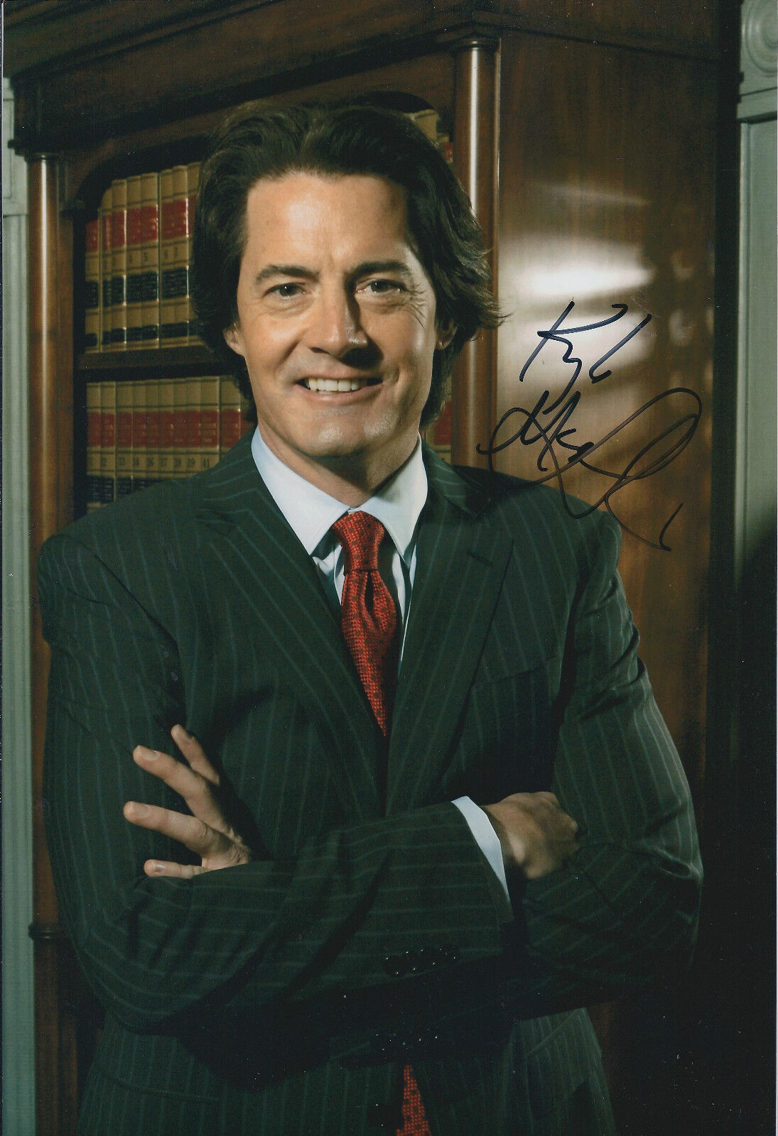Kyle MACLACHLAN Signed Autograph 12x8 Photo Poster painting AFTAL COA Desperate Housewives
