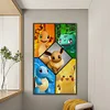 Pokémon-11CT Stamped Cross Stitch 40*65cm/15.75*25.59in(Big Size)